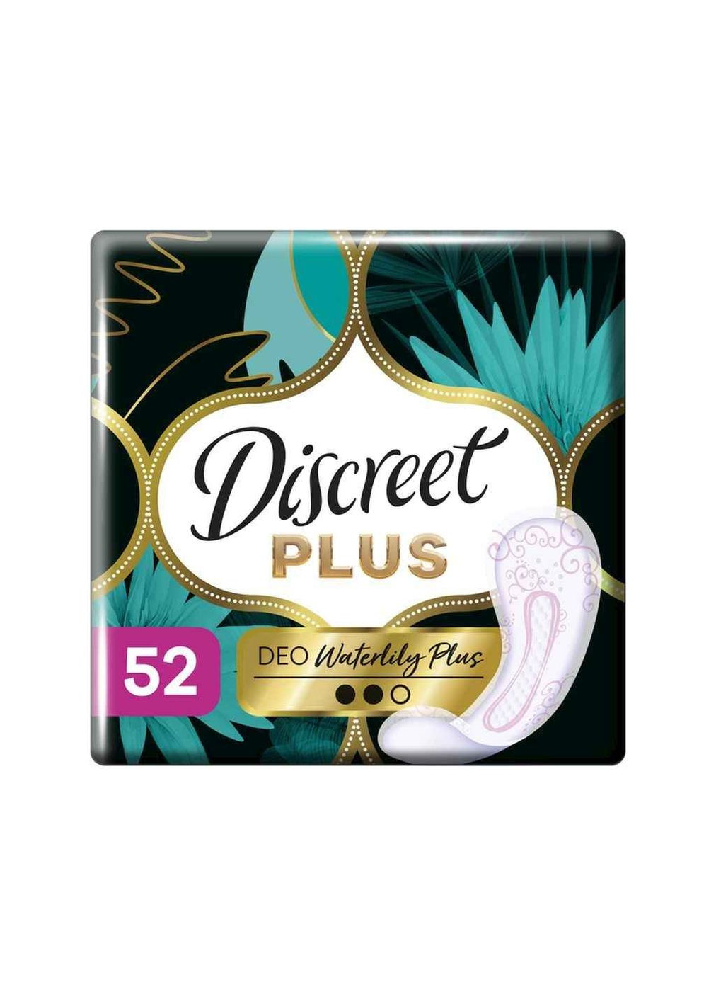 Щоденні гігієнічні прокладки 52шт ZonePlus Deo Waterlilly Triple Discreet (354339708)