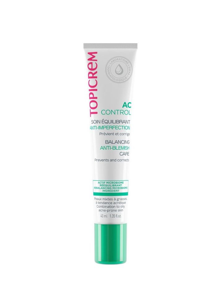 Topicrem Крем для обличчя AC Control Balancing Anti-Blemish Care 40 мл — Крем, Франція (328447836)
