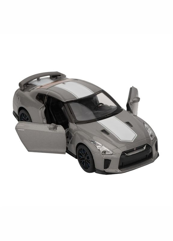 Модель автомобиля "Nissan GT-R (R35)" 68469 масштаб 1:32 свет, звук Серебристый АВТОПРОМ (307926820)