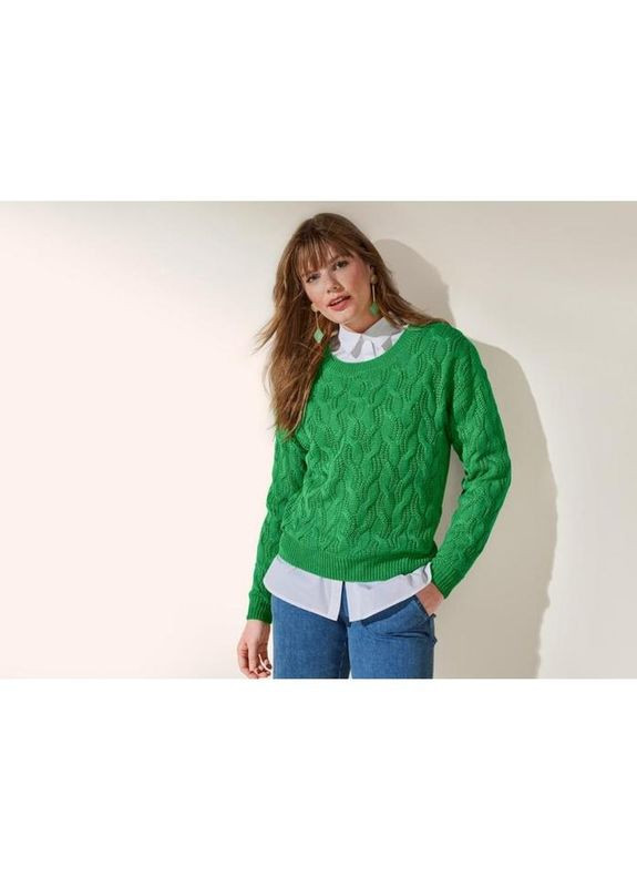 Зелений демісезонний жіночий светр Esmara