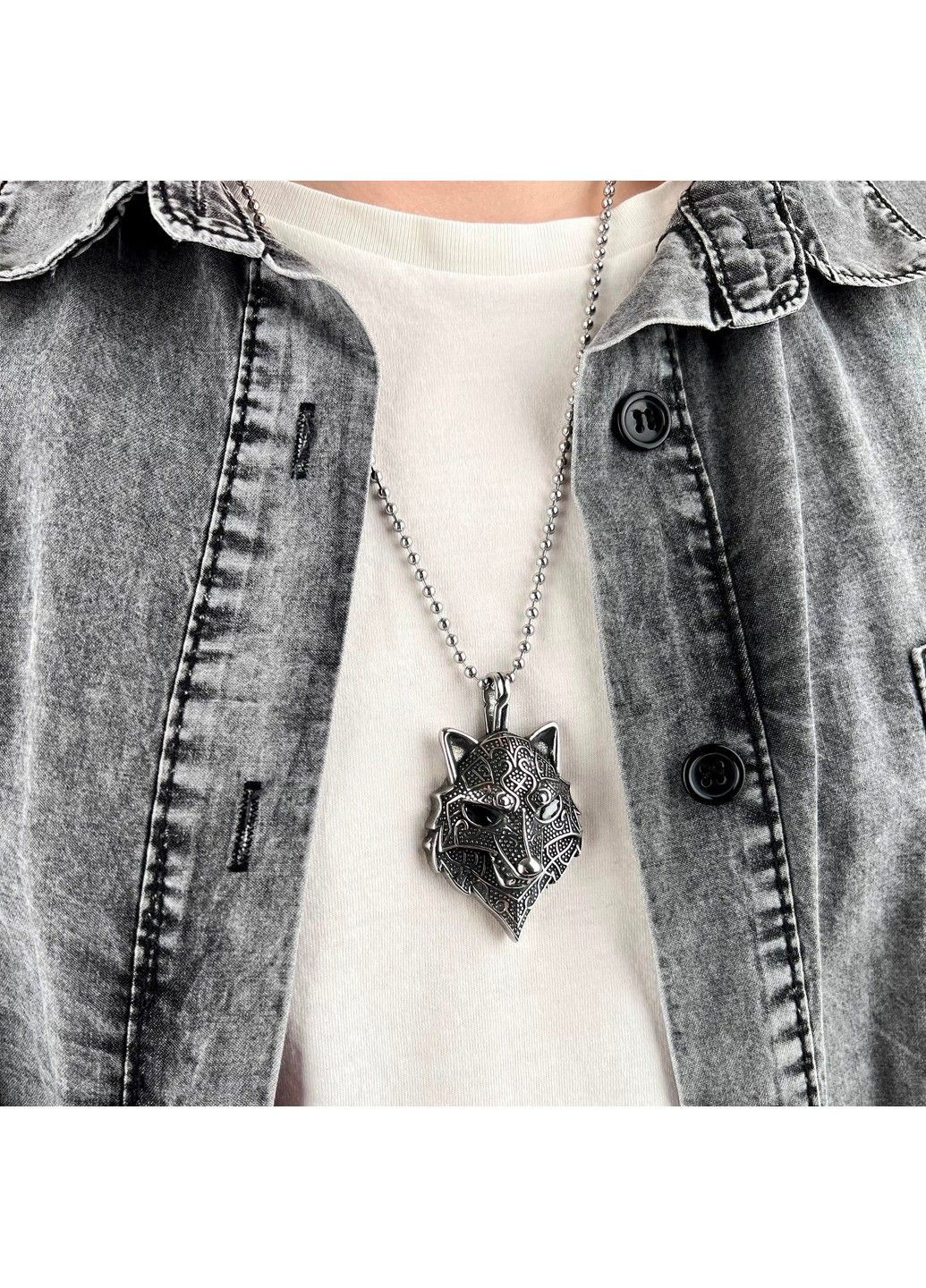 Готический панк кулон лисица из медицинской стали PS-037 No Brand (299340344)