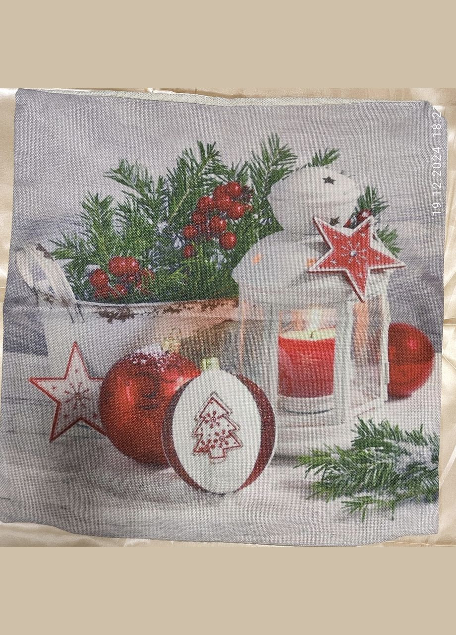 Наволочка на подушку новогодняя China (345751138)