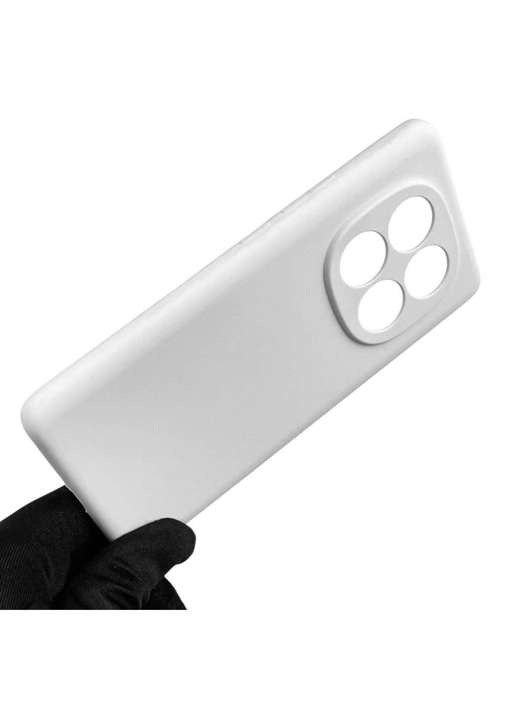 Чехол для Redmi Note 14 Pro 5G силиконовый с микрофиброй на сяоми редми нот 14 про 5г белый Xiaomi (366019467)