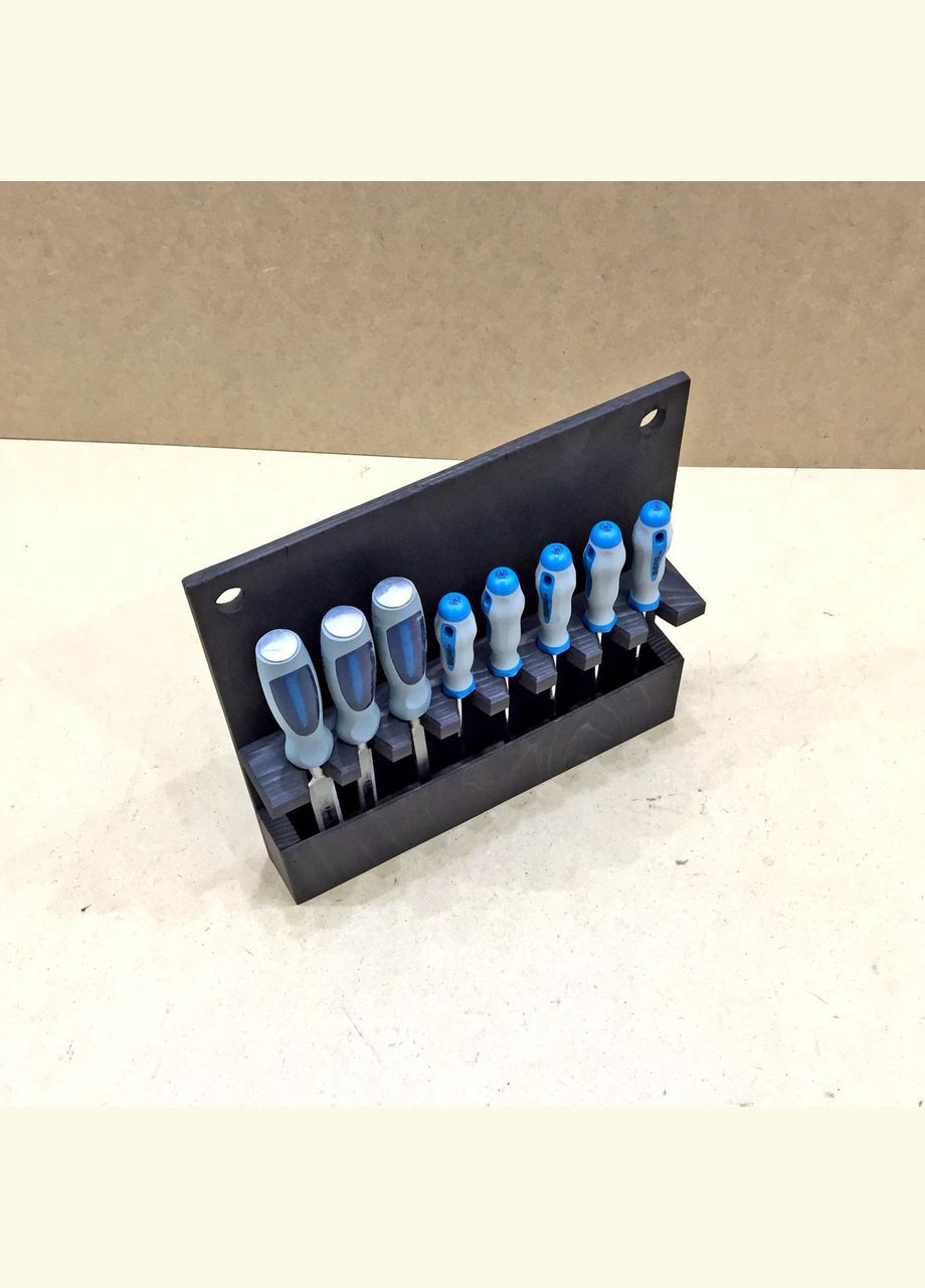 Органайзер для стамесок из дерева Туира 8 венге (ОСБ-800112) No Brand (328912475)