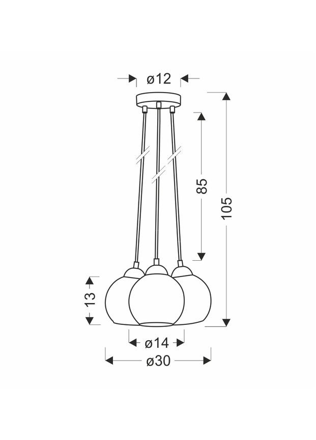 Люстра Nubia (33-16416) Candellux (361313068)