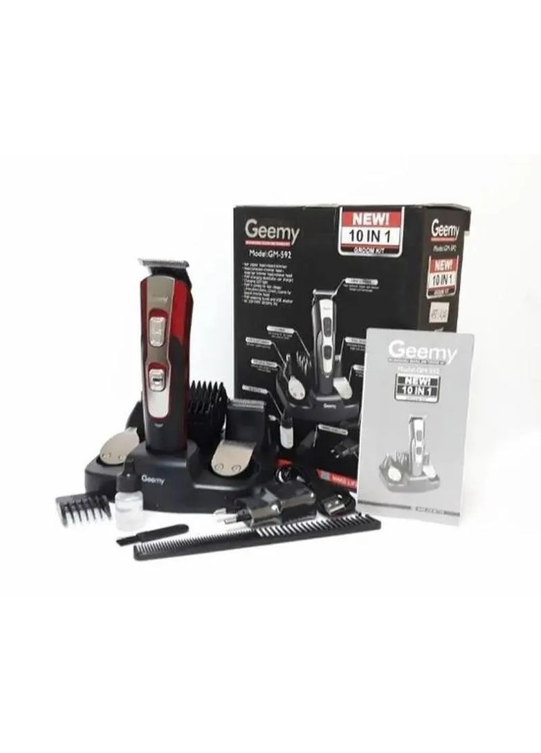 Машинка для стрижки волос Gemei GM-592 10 в 1, Электробритва, триммер Digital (363833606)