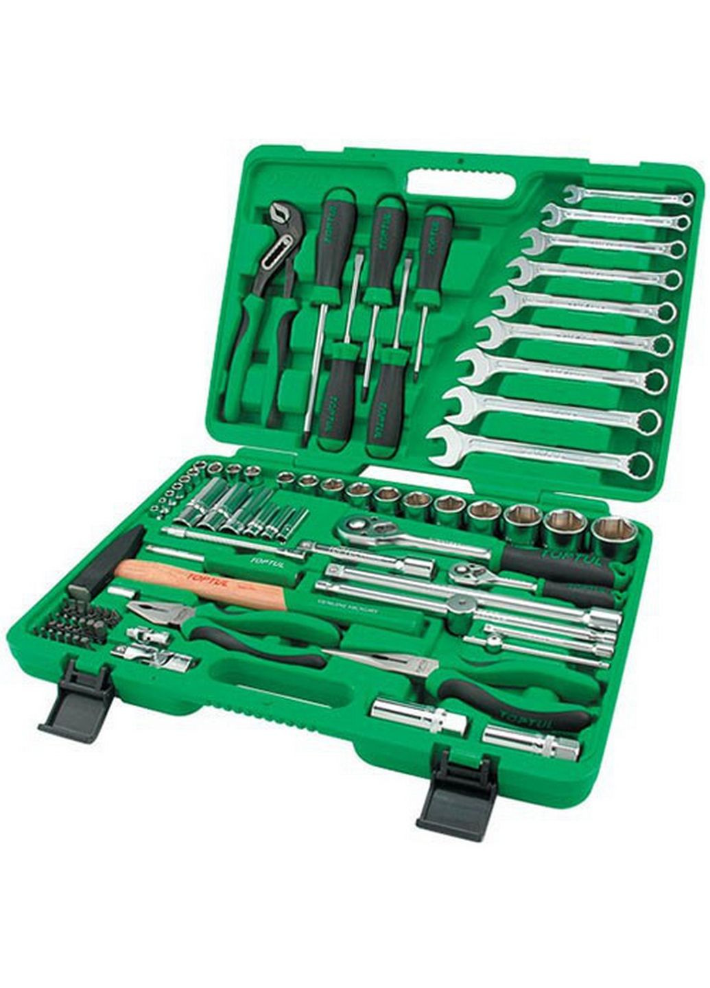 Комплект ручного інструменту комбінований 80од. TOPTUL (289369814)