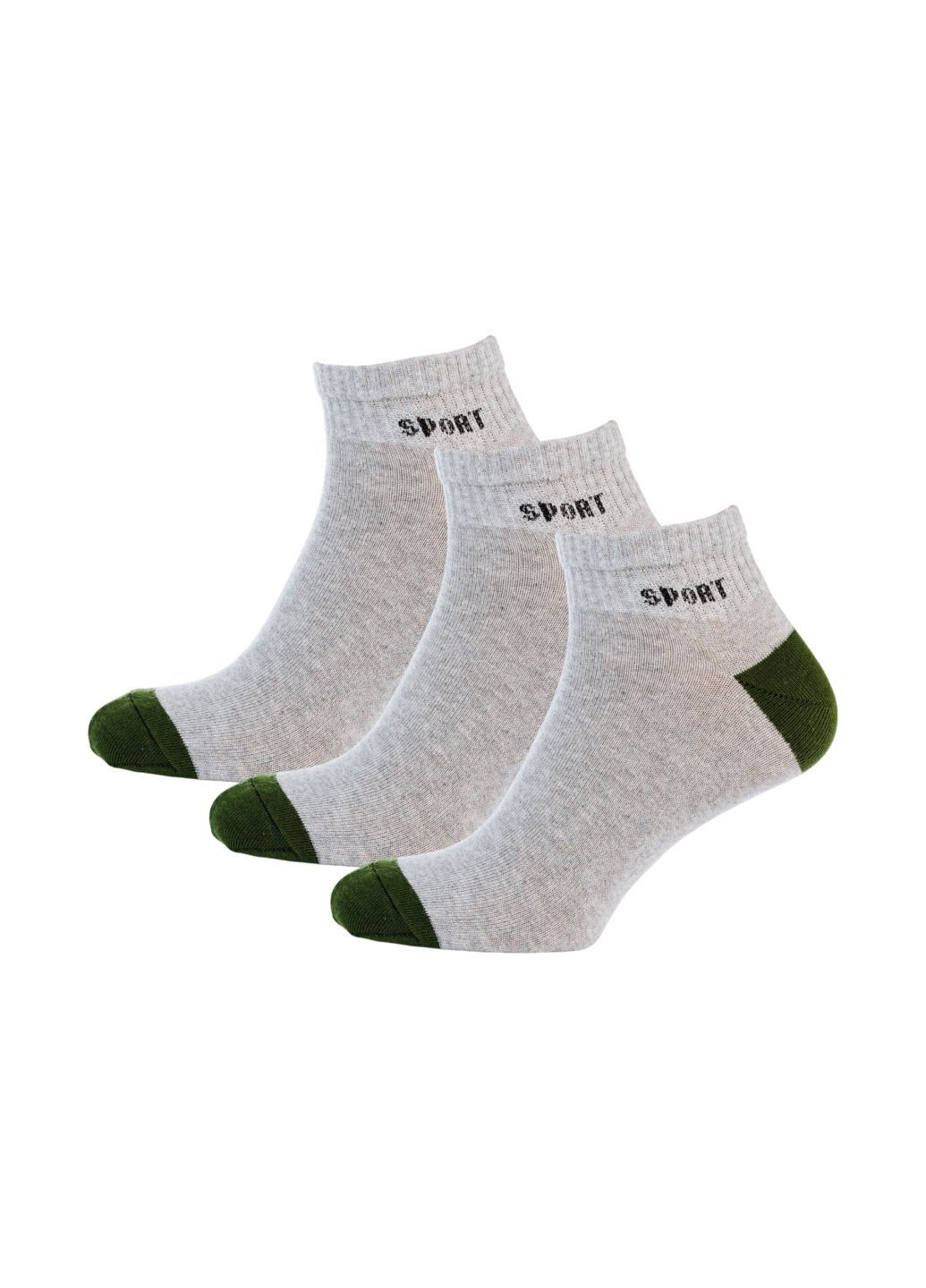 Серые набор (3 шт) мужских носков MZ (302739598)