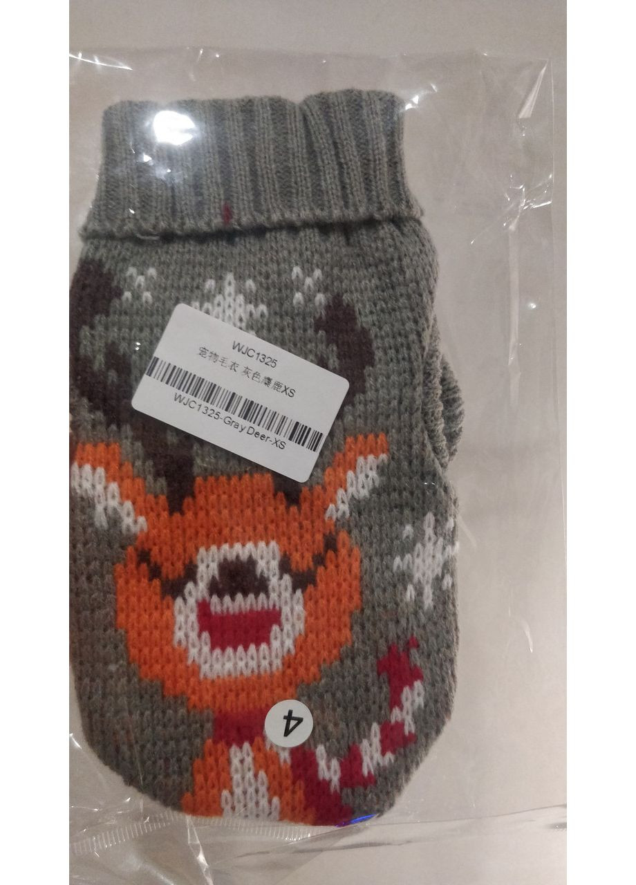 Свитер новогодний для кошек и небольших собак длина 35см Размер XL Nobrand (372128406)