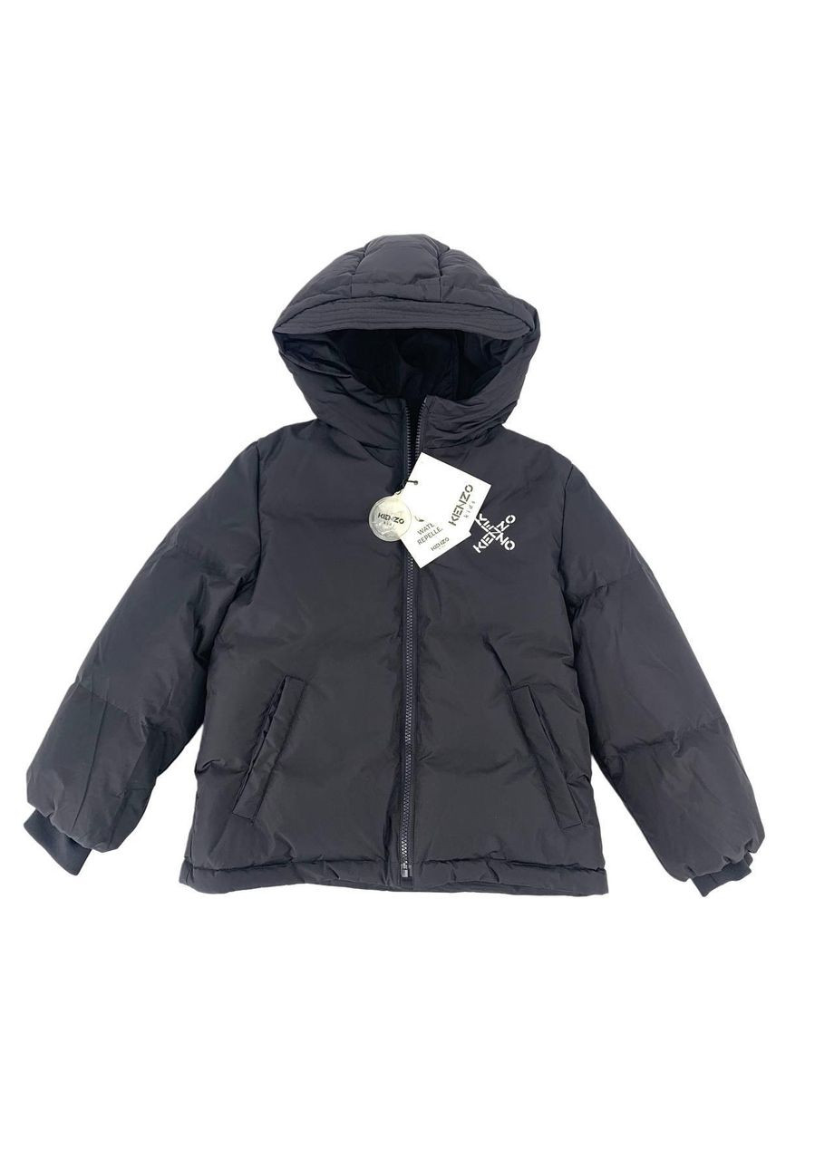 Комбинированная зимняя куртка для детей, ст. 56008, темно-серая, размер: 8 лет, 128 см Kenzo