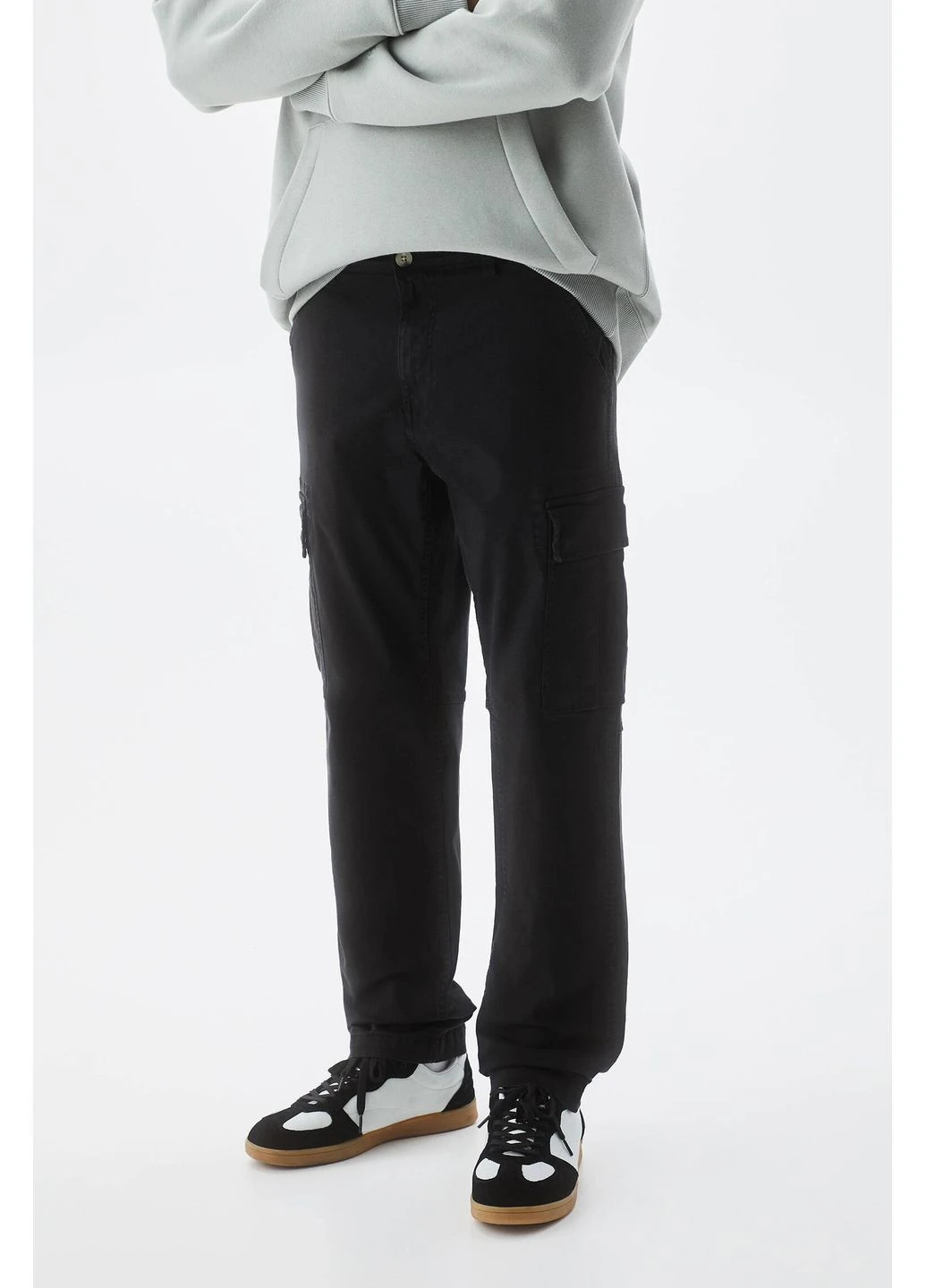 Черные брюки Pull & Bear