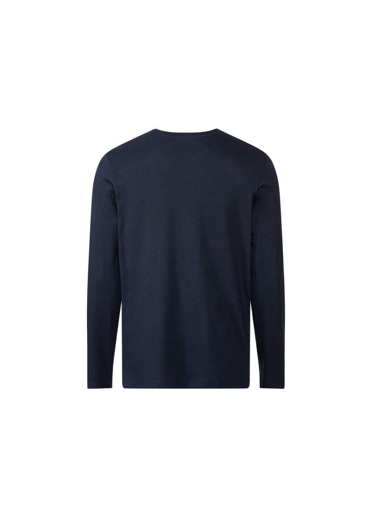 Футболка-лонгслів набір 2 шт. для чоловіка LIDL 436235 Різнобарвний Livergy однотонний комбінований повсякденні бавовна, трикотаж