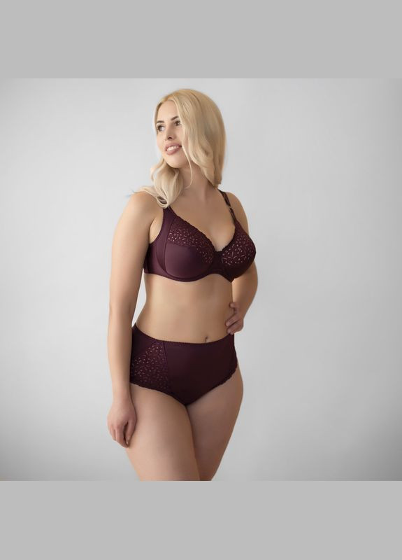 Сливовий бюстгальтер на кісточках з м'якою чашкою Elita з кісточками