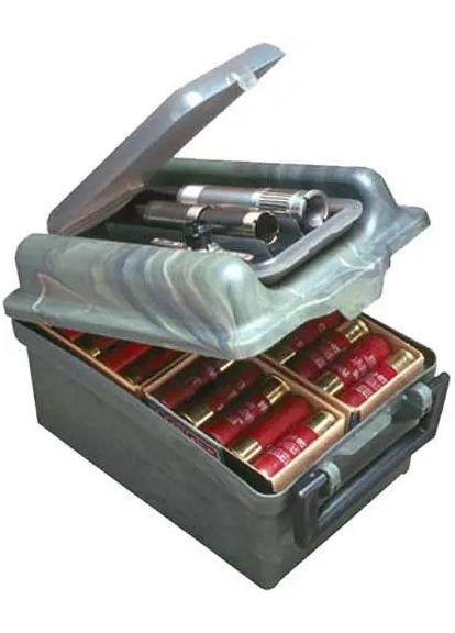 Коробка пластмасова SW-100 на 100 патронів кал. 12/76. Колір – камуфляж. MTM (316436913)