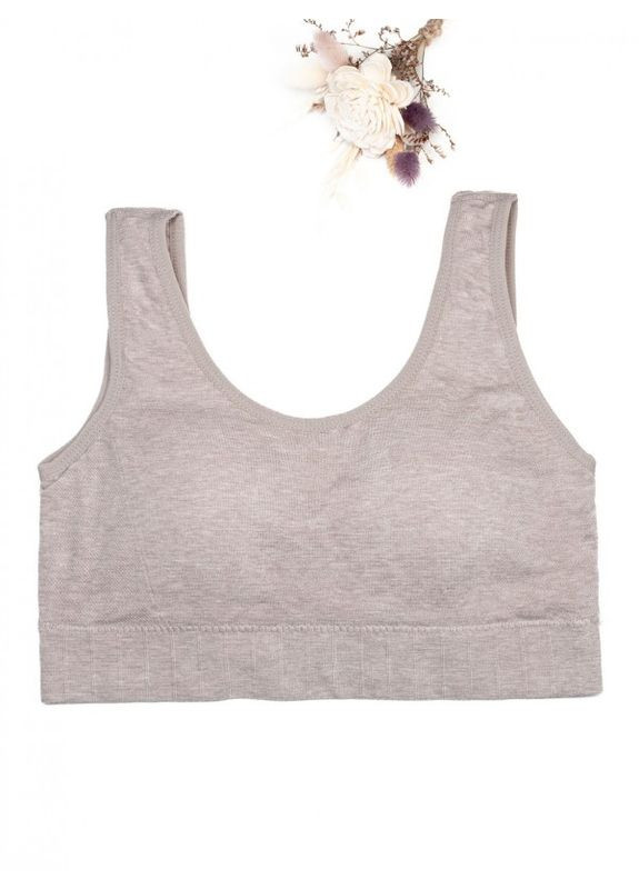 Темно-бежевий топ бюстгальтер Magnet поліамід