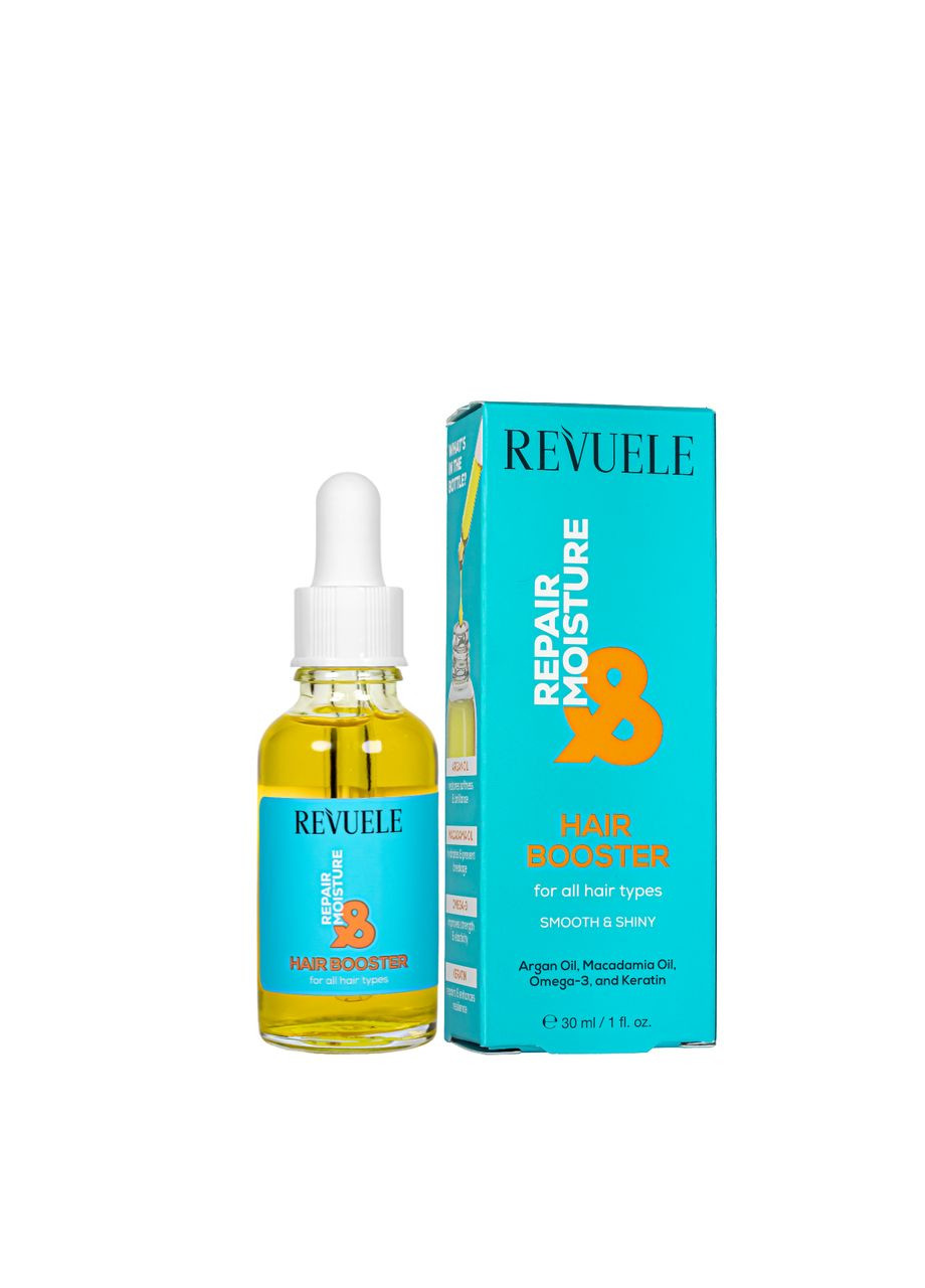 Масло бустер для восстановления волос Repair & Moisture Hair Booster, 30 мл REVUELE (314806986)