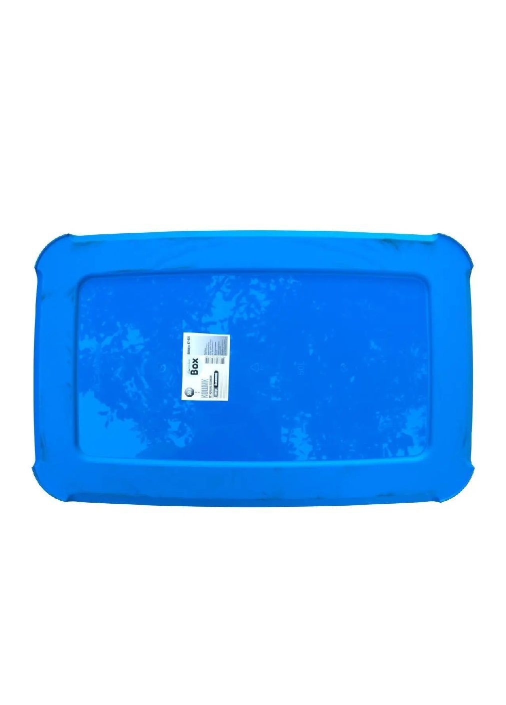 Корзина бокс полипропиленовая без крышки с ажурным узором воздухопроницаемыми отверстиями 50 литров (482337-Prob) Голубая Unbranded (373518151)