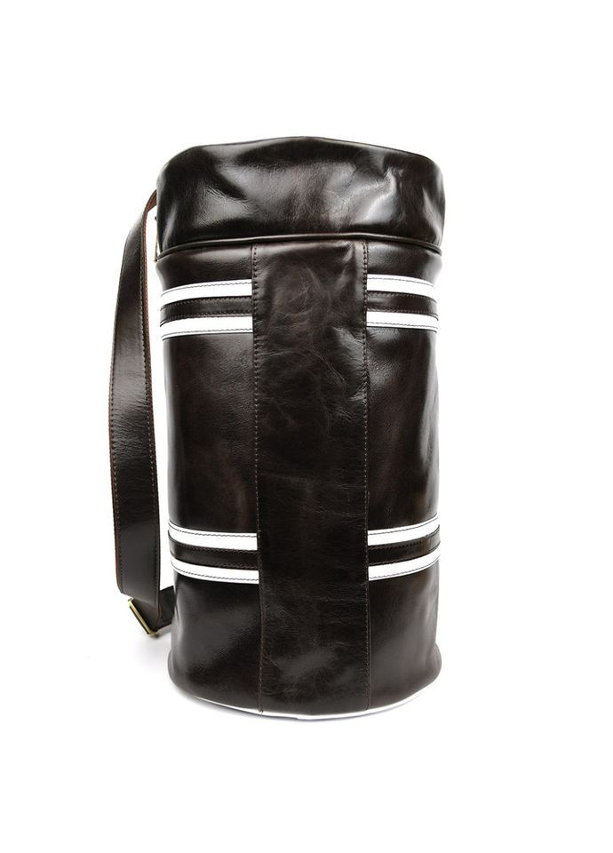 Спортивна шкіряна сумка люкс класу GCof-5565-4lx кавова TARWA (364963447)