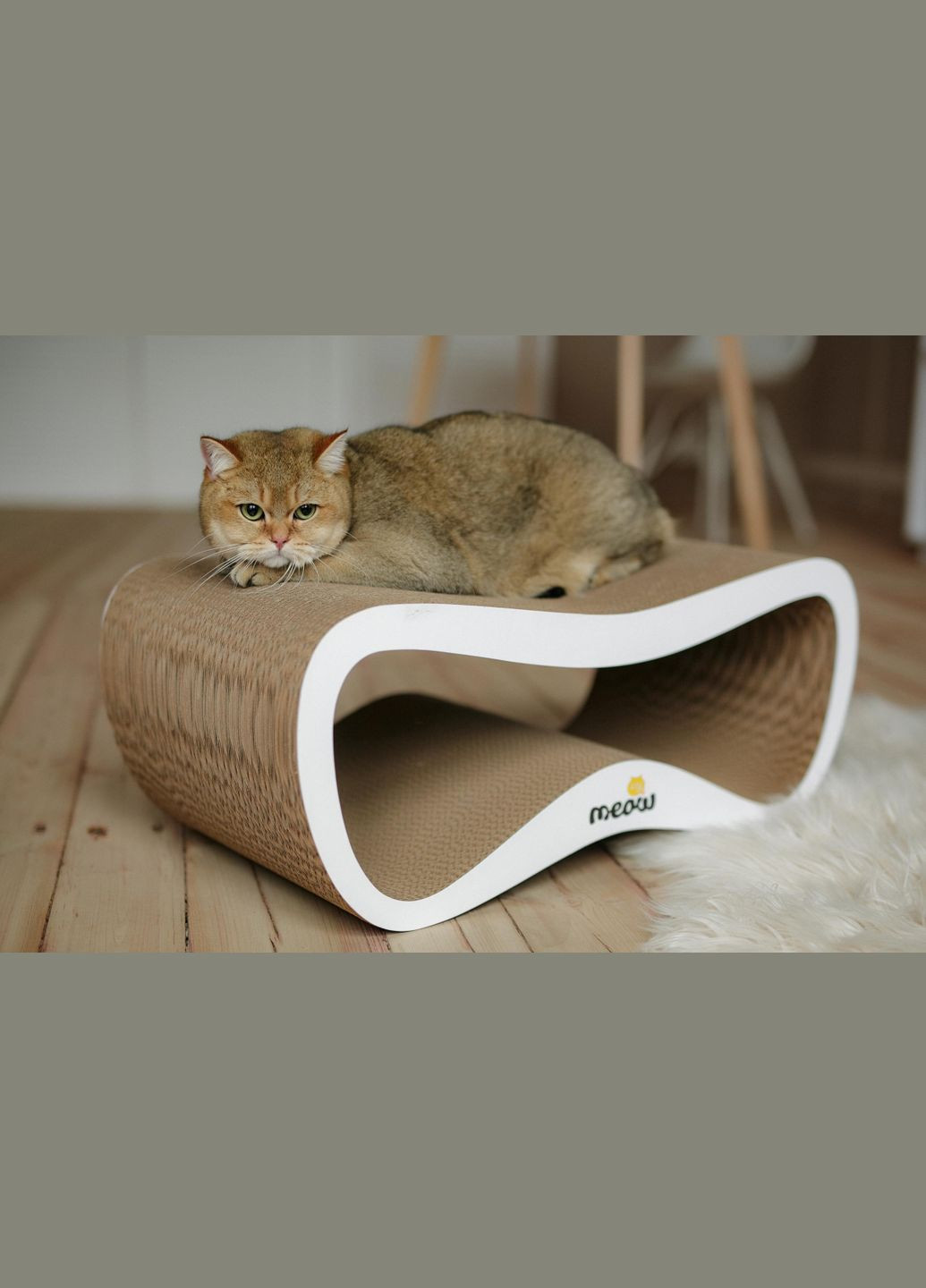 Кігтеточка лежак для котів Grace XL 67*27*35 см 8040190103009 Say Meow (268548001)