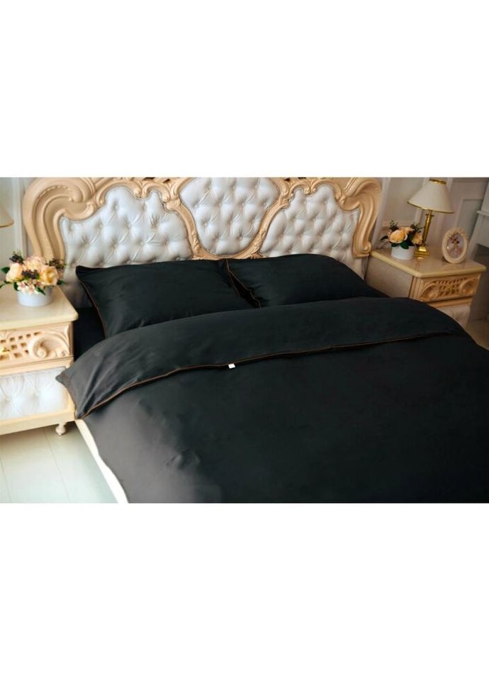 Постільна білизна Сатин Premium Corner Iron grey 2х160х220 (2200001717657) Mirson (280432035)