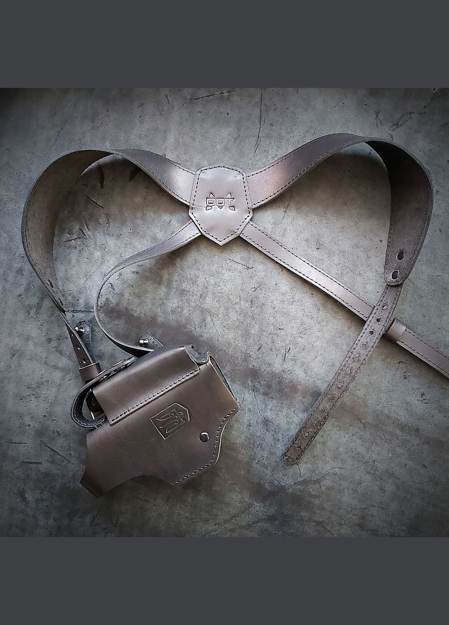 Оперативная кобура скрытого ношения под HK VP9 черная, кожаная No Brand (339621666)