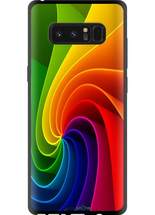 Чехол на Samsung Galaxy Note 8 Радужный вихрь "747b-1020-70447" Endorphone (366884702)
