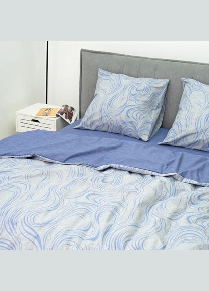 Комплект постільної білизни двоспальний ранфорс 25355 100% бавовна Viluta (334303218)