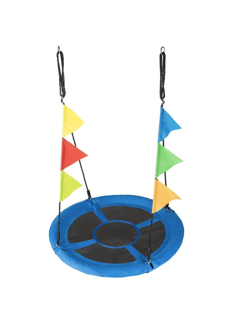 Садовые качели гнездо XXL с флажками синий Outtec (301538558)