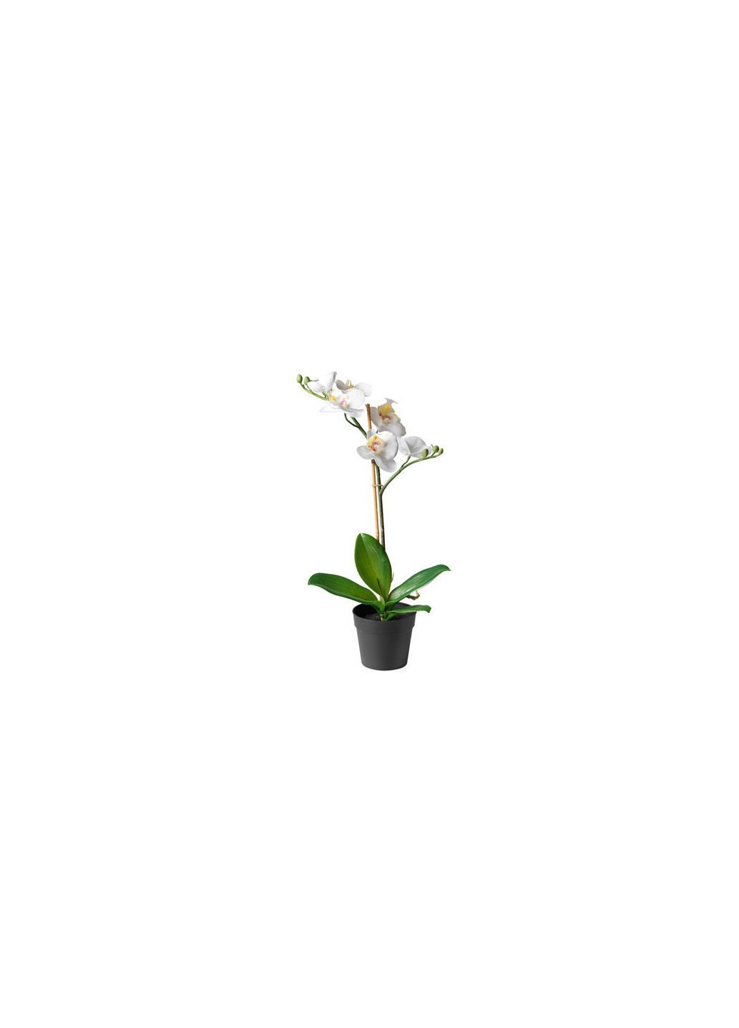Штучна орхідея в горщику ІКЕА біла IKEA (272150127)