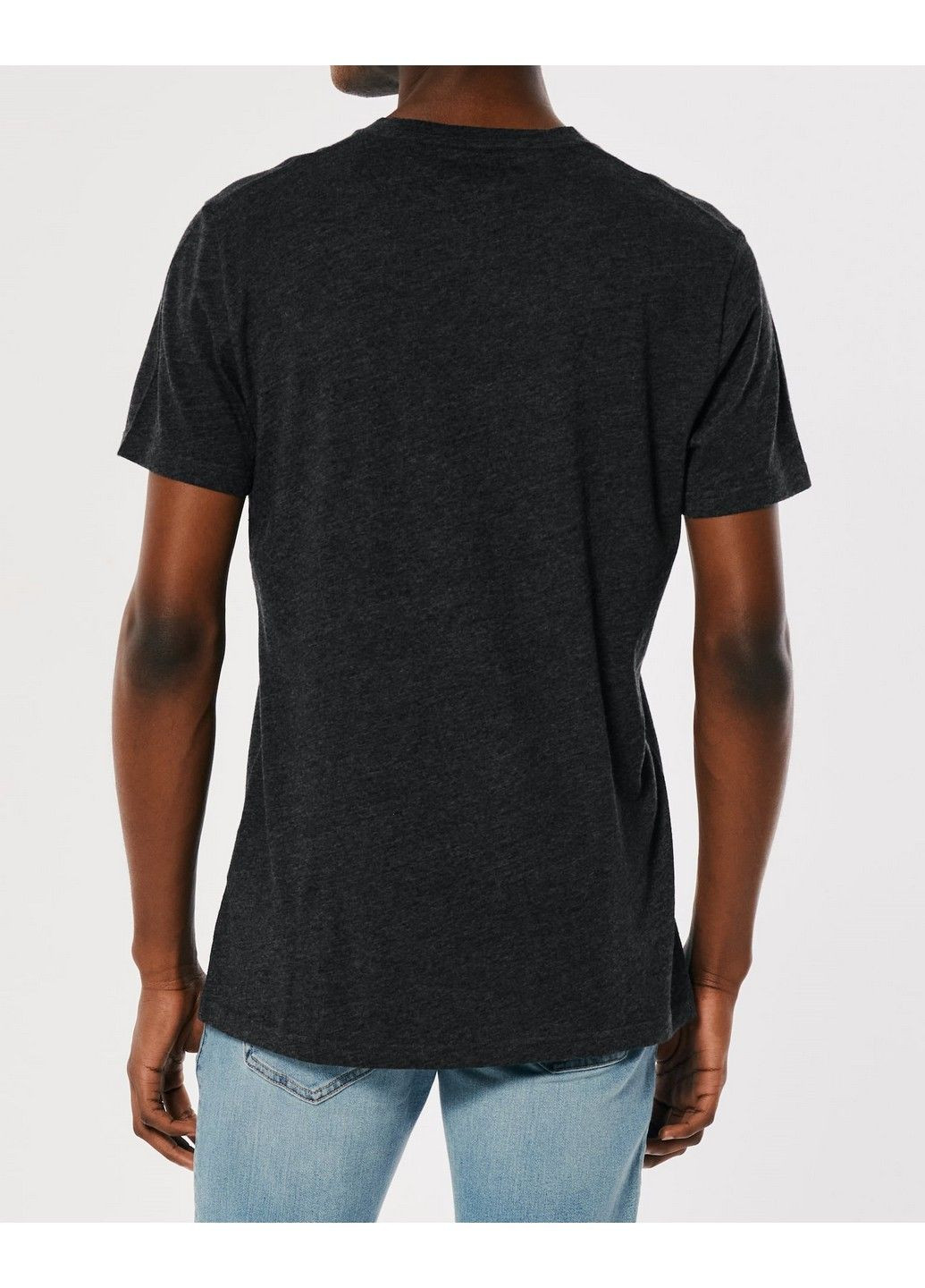 Темно-сіра футболка Hollister