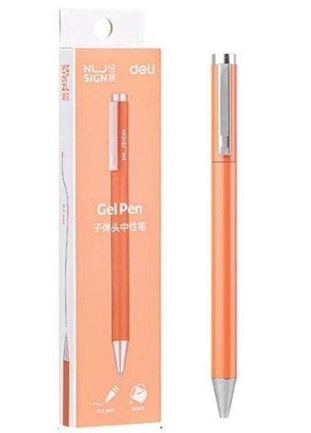 Авторучка металева S99 Orange (підходять стрижні від ручок пластикових білих Xiaomi) Deli (294983476)