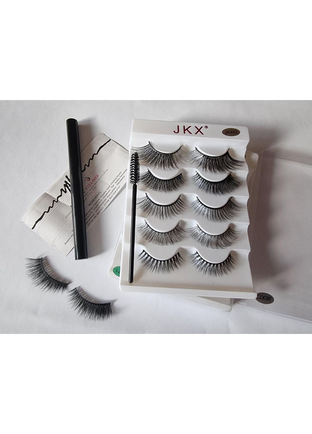 Наращивание многоразовые ресницы 5 пар Маркер лайнер подводка для надевания Magnetic Lashes (366668430)