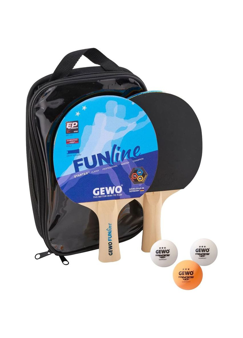 Набор для настольного тенниса Double-Fun 2 Bats 3 Balls (96960000) GEWO (346531794)