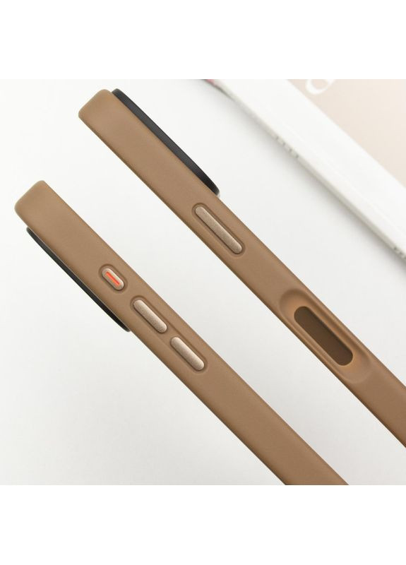 TPU+PC чохол Metal Buttons для Apple iPhone 16 (6.1") Золотий No Brand (370605996)