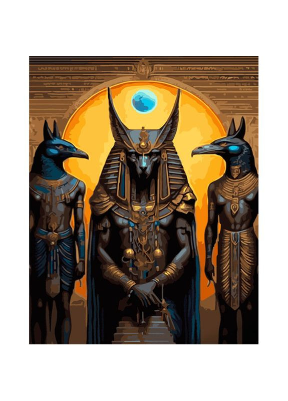 Картина за номерами Анубіс см для дітей творчість малювання розвага Strateg (369757596)