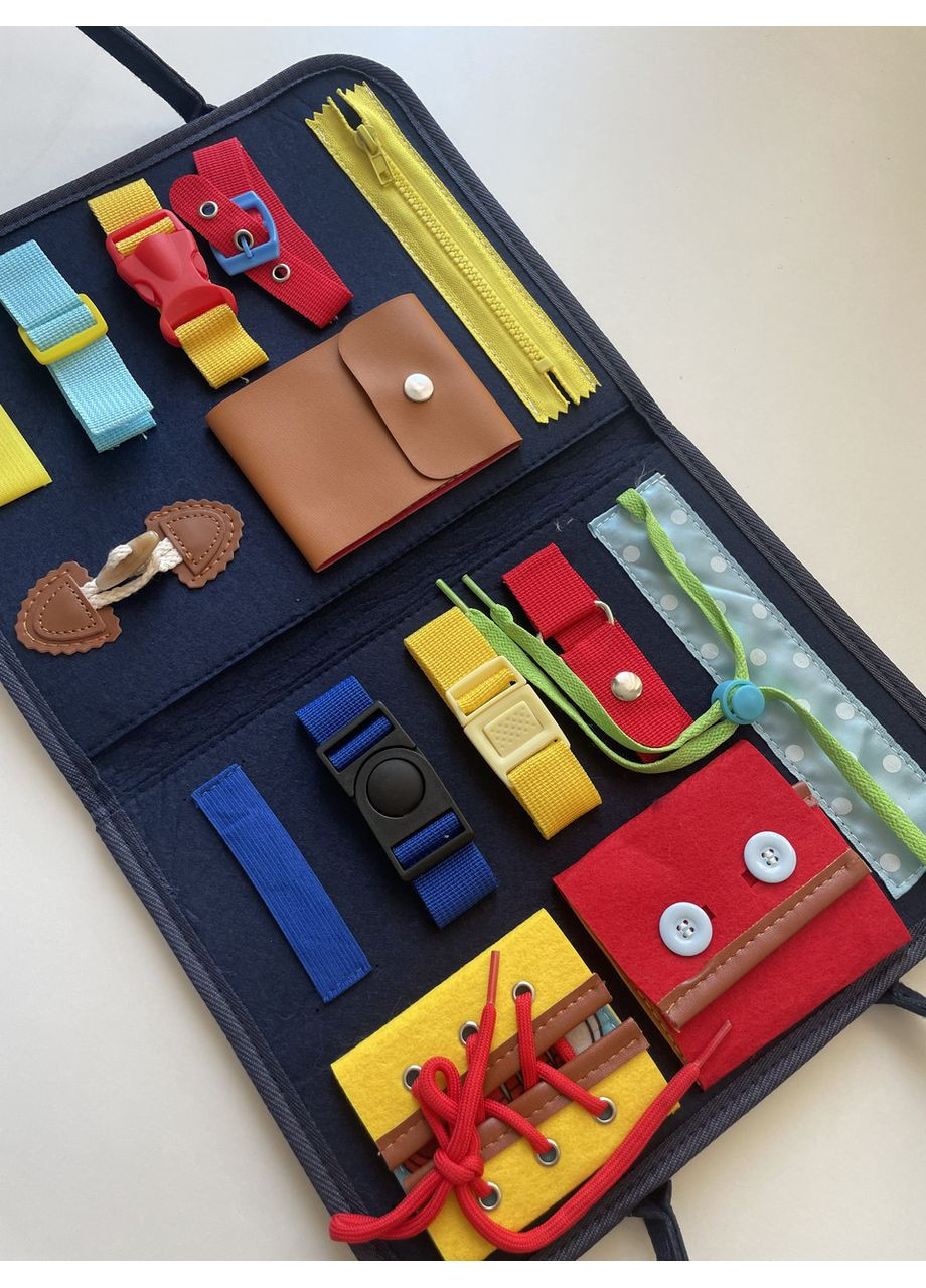 Тека тренажер для розвитку дрібної моторики і навичок самообслуговування No Brand (366971255)