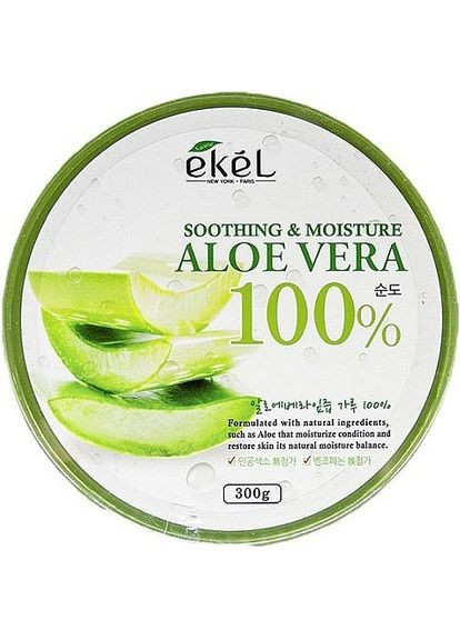 Ekel Универсальный увлажняющий гель из алоэ AloeVera 100% Soothing Gel 300g (2-895707) — Крем, Южная Корея (369792867)
