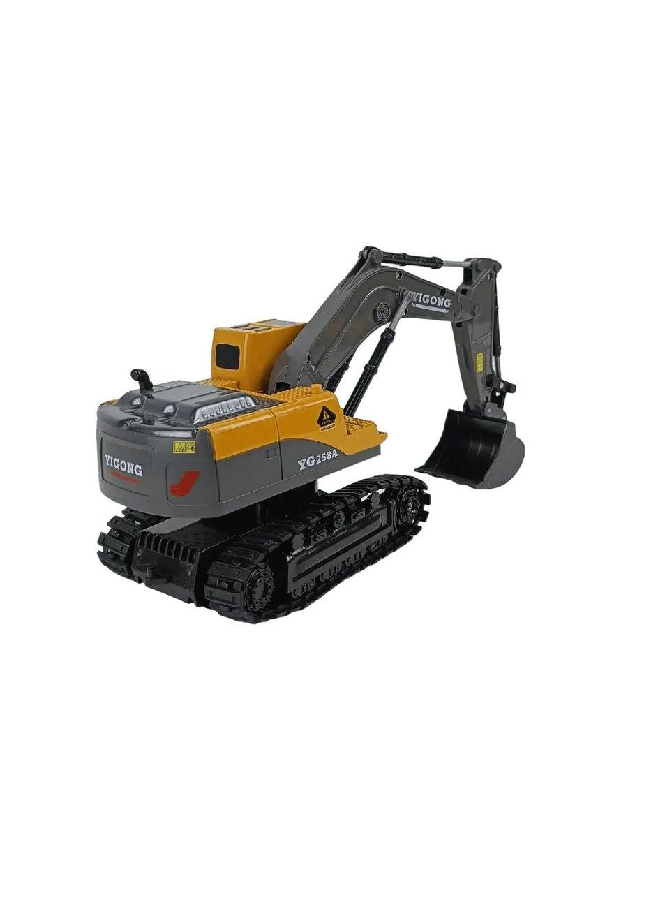 Екскаватор на радіокеруванні з рухомою баштою Жовтий (563) No Brand (339680061)
