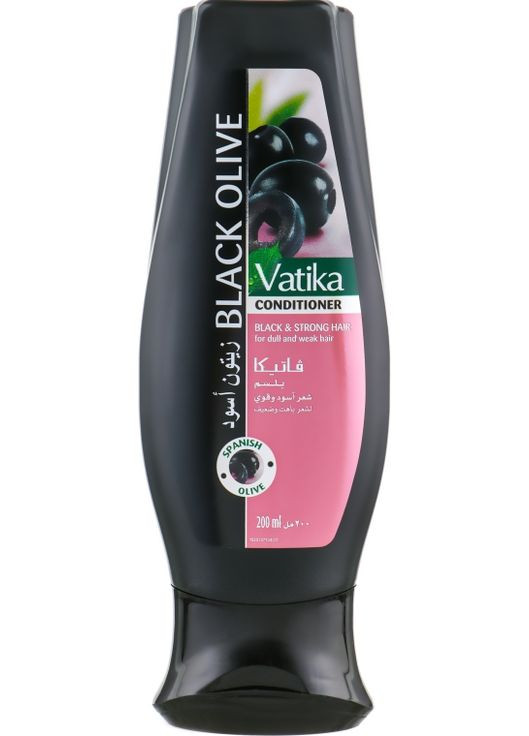 Кондиціонер із олією чорних оливок для волосся Vatika Black Olive Conditioner 200ml (344707-72646) Dabur (368647588)
