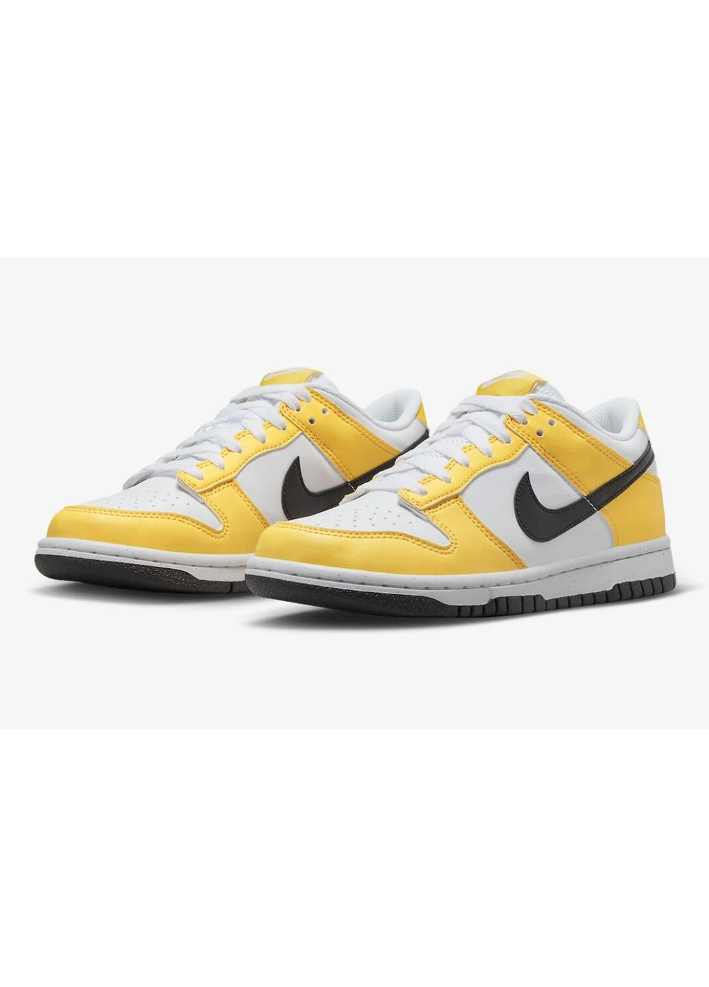 Кросівки жіночі Dunk Low Next Nature Gs Citron Pulse Yellow/White Nike жовті (364838425)