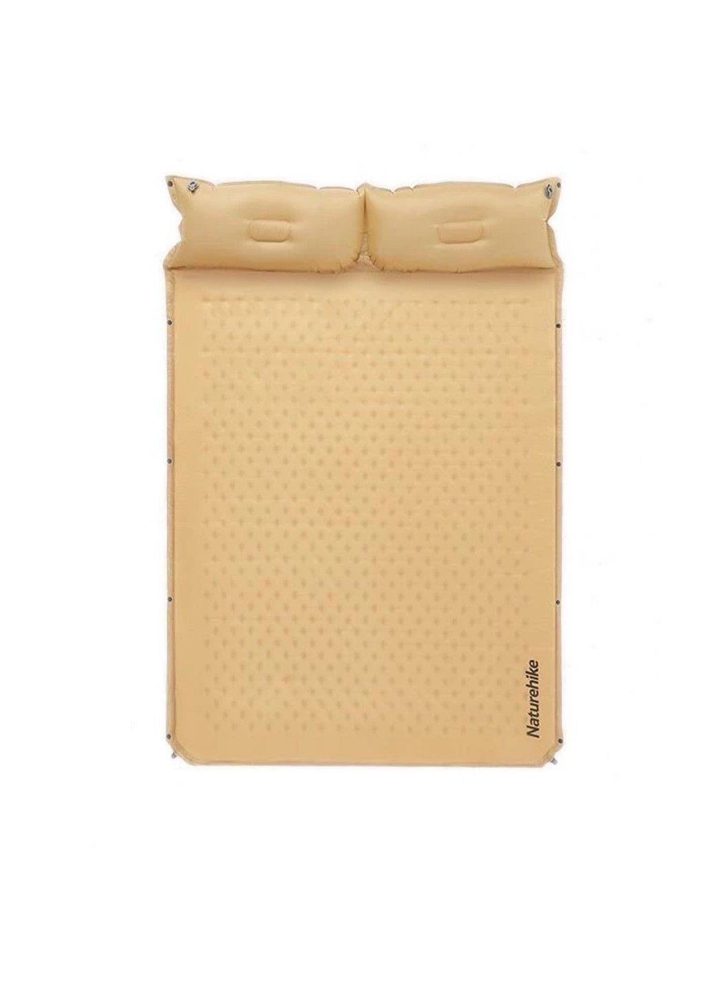 Коврик самонадувной двухместный с подушкой 30мм CNH22DZ013 желтый Naturehike (285767580)