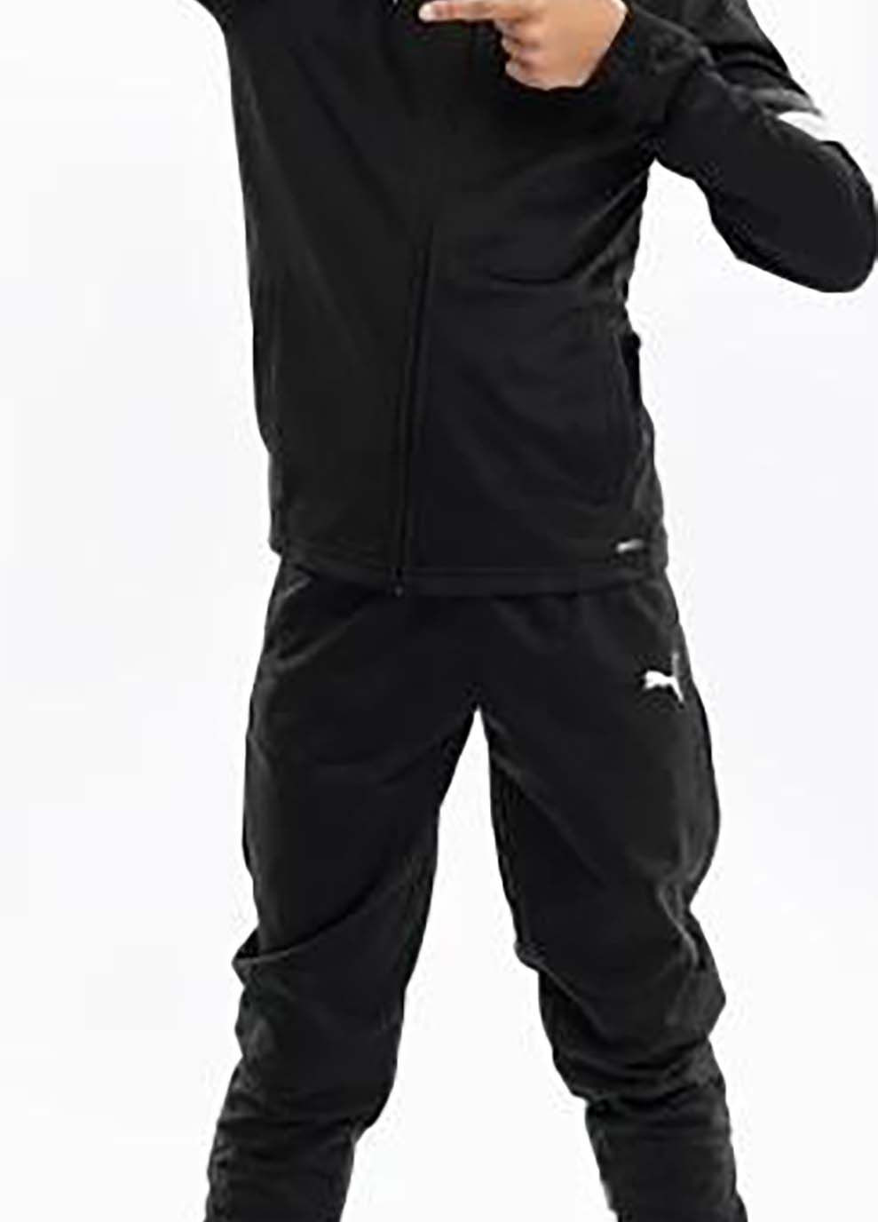 Костюм спортивний teamRISE Tracksuit Jr чорний Дитячий Puma (367587155)