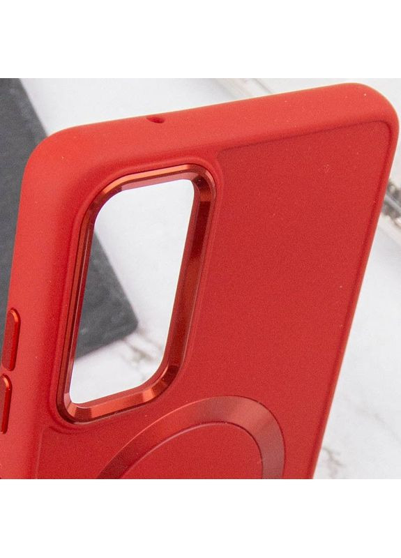 Чехол TPU Bonbon Metal Style с MagSafe для Samsung Galaxy A54 5G Красный Epik (372845663)