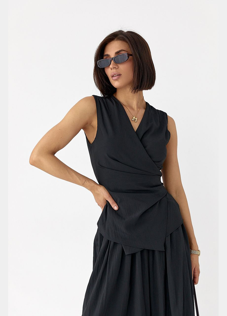 Легкий костюм с блузой и брюками Lurex (329993593)