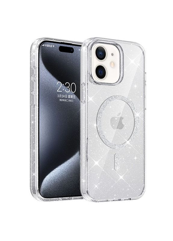 Чохол TPU Eclipse Sparkle (MagFit) для Apple iPhone 11 (6.1") Прозорий Epik (372845785)