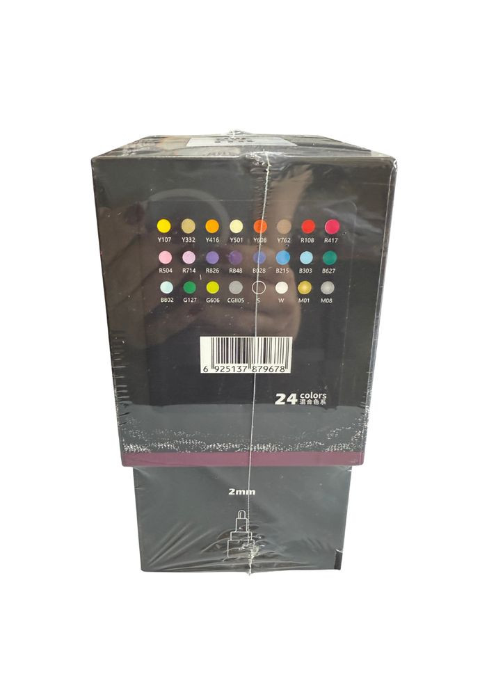 Маркеры акриловые для рисования, премиум качество, набор 24 цветов, маркеры для ткани, дерева и керамики STA (369802695)