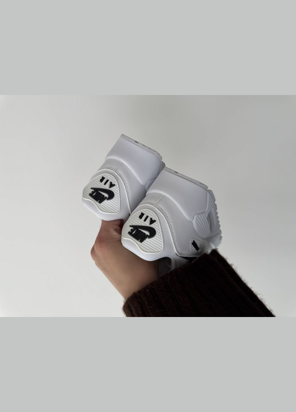 Кросівки жіночі і чоловічі Nike Air Max 90 white | Найк Аір Макс 90 білі No Brand білі демісезони (316231457)