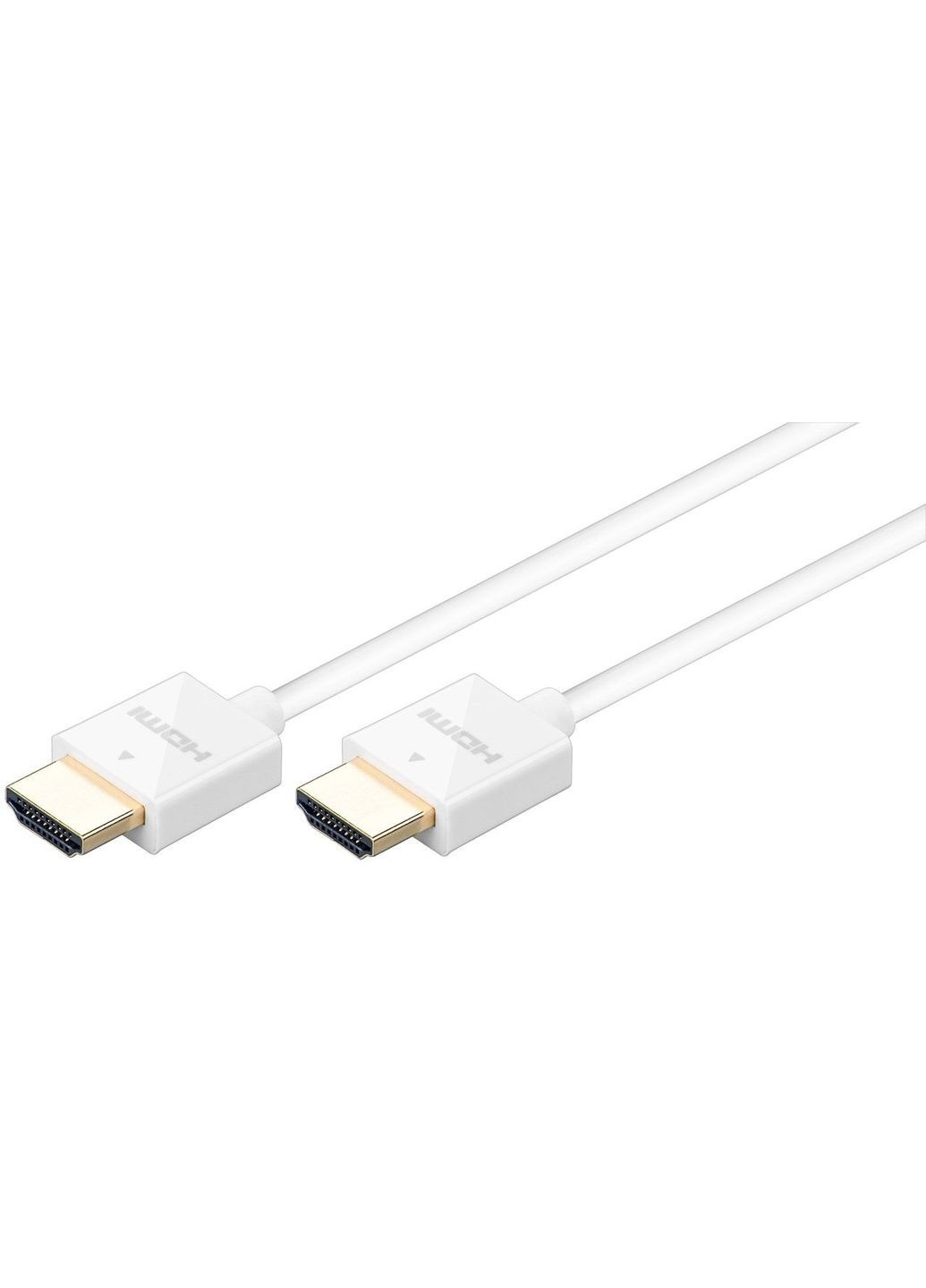 Кабель монітора сигнальний HDMI M/M (тато/тато) 1.5m HS+HEC+ARC 4K@30Hz D=4.0mm Slim Goobay (369646096)