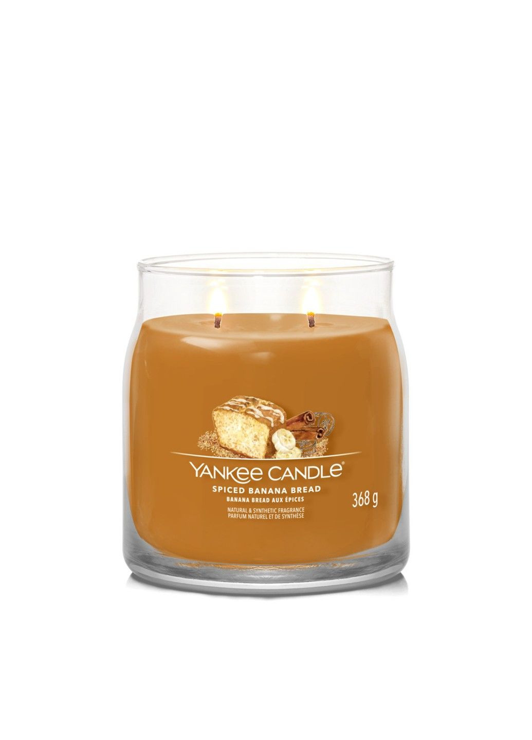 Ароматична свічка Spiced Banana Bread Medium Yankee Candle (280916851)