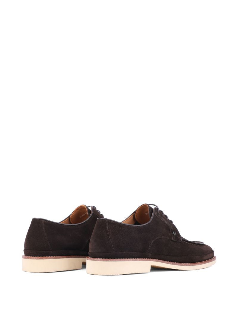 Коричневые мужские туфли d646-10b-662 коричневый замша Miguel Miratez